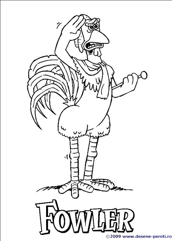 Chicken Run desene colorat